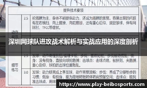 深圳网球队进攻战术解析与实战应用的深度剖析